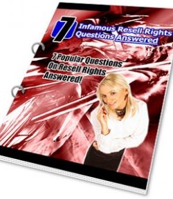 7 Infamous Resell Rights Questions